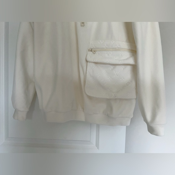Authentic Rare Louis Vuitton Multi-Pocket Half-Zip Sweatshirt - Picture 7 of 13
